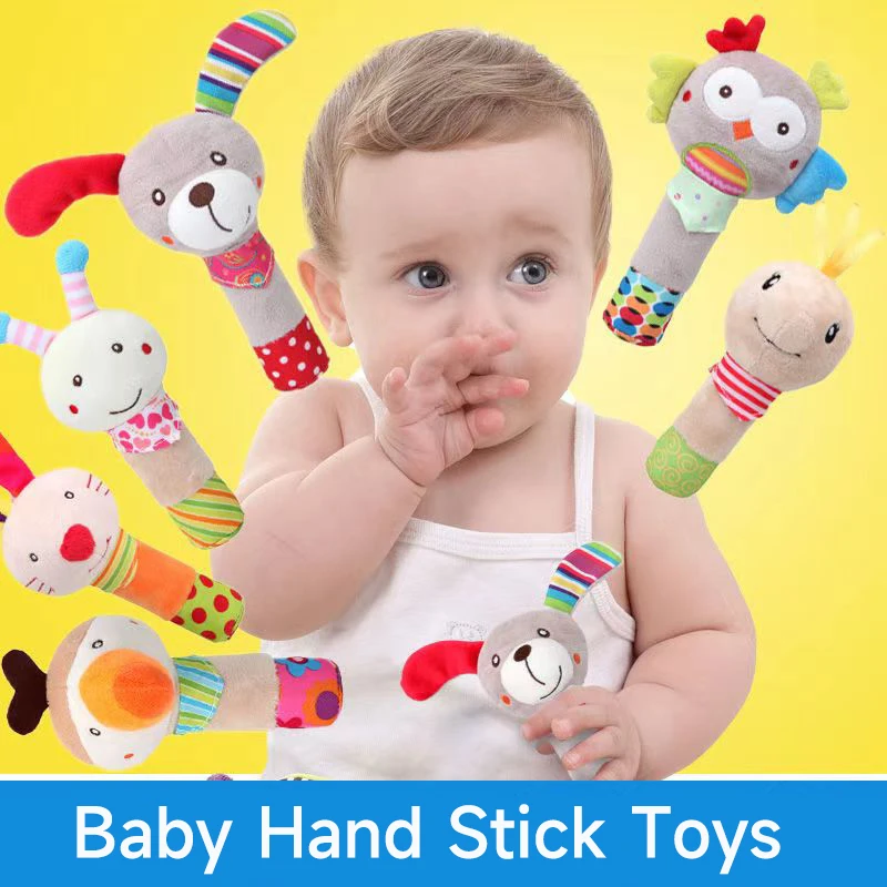 Crib Mobile Musical - Baby Rassel Spielzeug Tier Hand Glocke