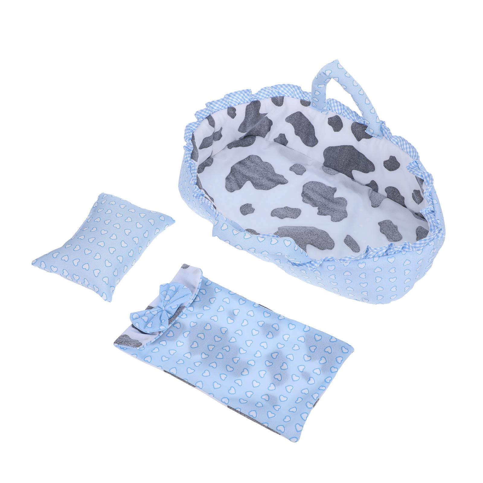 Baby Nursery Handles - Babywiege, weiche Babywiege mit Griff, Rollenspiel-Tragekorb,