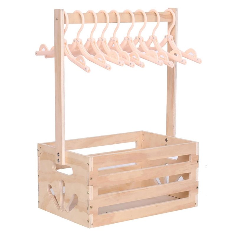 Baby Nursery Handles - Holz-Geschenkkorb für Babyparty mit Griff, Baby-Aufbewahrungskorb