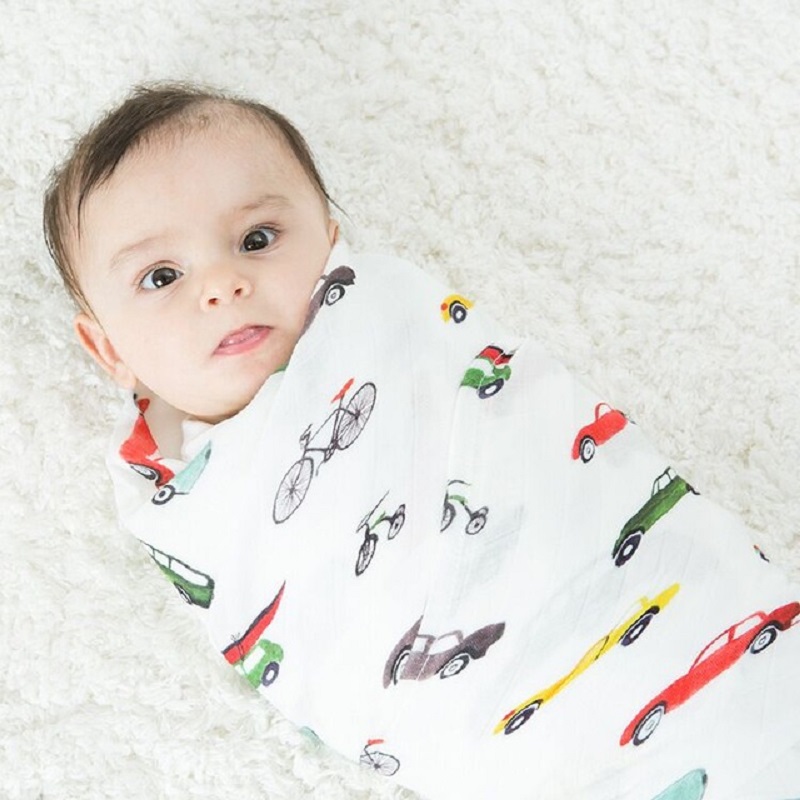 Swaddle Blanket Muslin - Auto Ultra Weiche 47x47 Zoll Baby