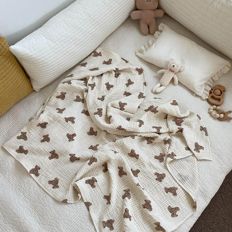 Bär Druck Baby Decken Neugebor – Swaddle Blanket Muslin Bewertung und Preis