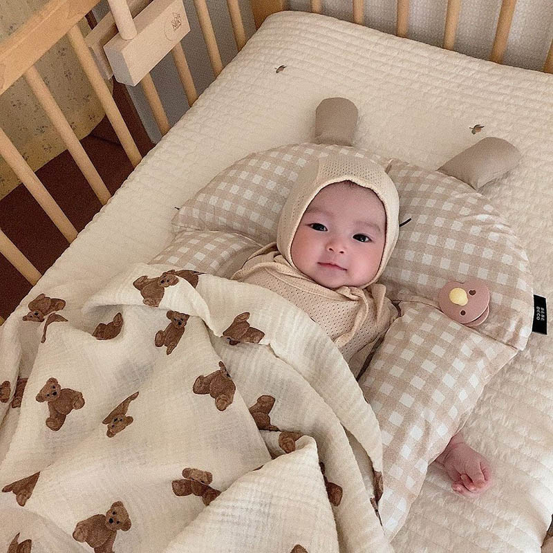 Bär Druck Baby Decken Neugebor – Swaddle Blanket Muslin Bewertung und Preis