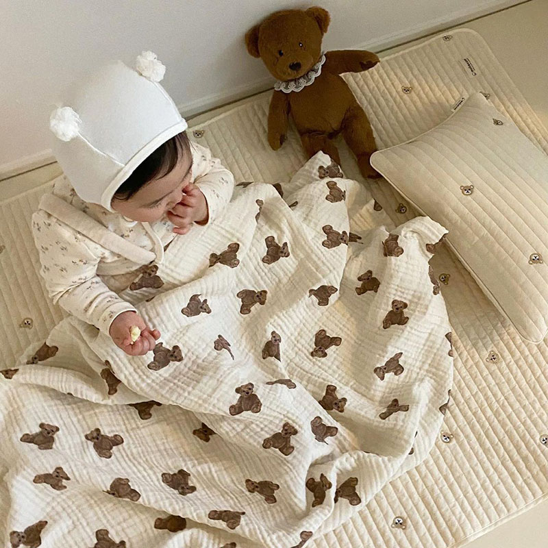 Bär Druck Baby Decken Neugebor – Swaddle Blanket Muslin Bewertung und Preis