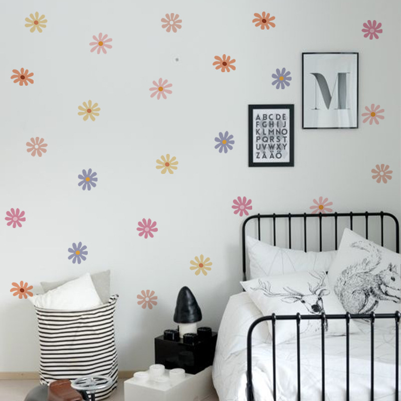 Gänseblümchen-Blumen-Wandaufkl – Baby Nursery Peel And Stick Wallpaper Bewertung und Preis