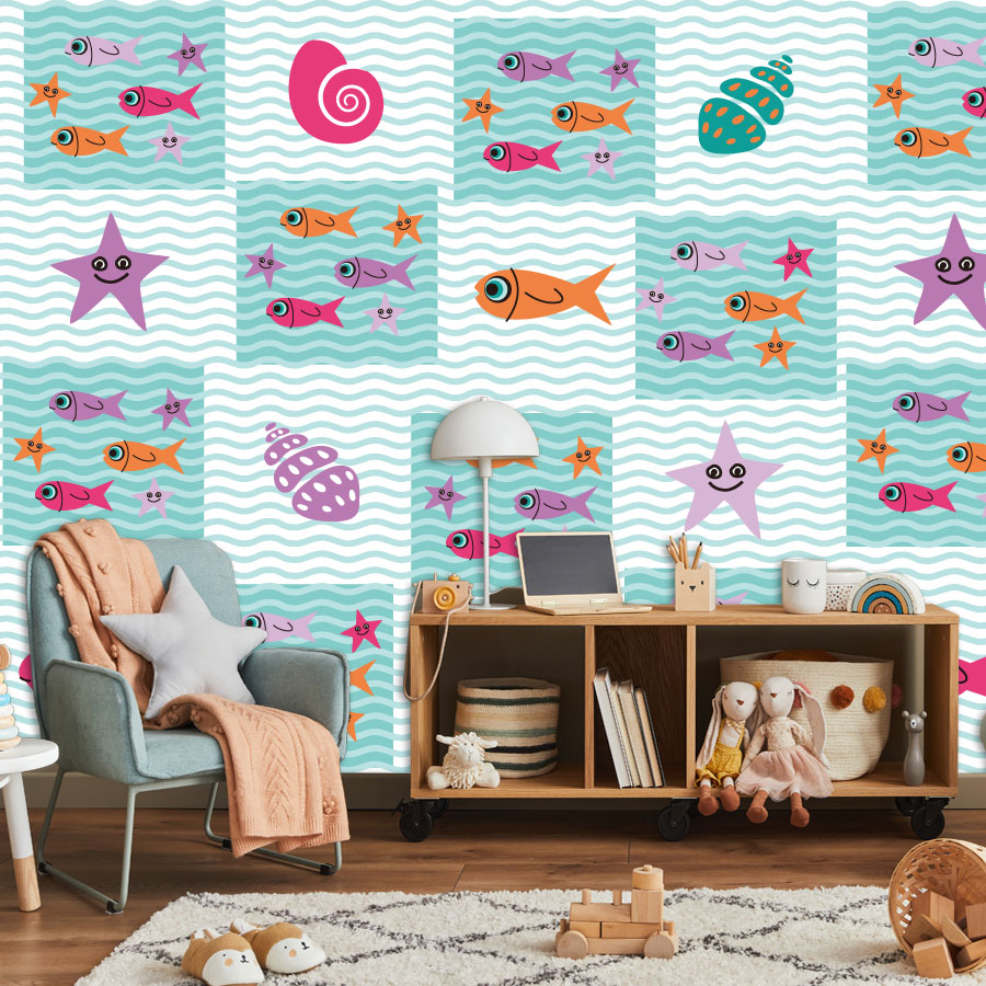 Cartoon-Fototapete zum Abziehe – Baby Nursery Peel And Stick Wallpaper Bewertung und Preis