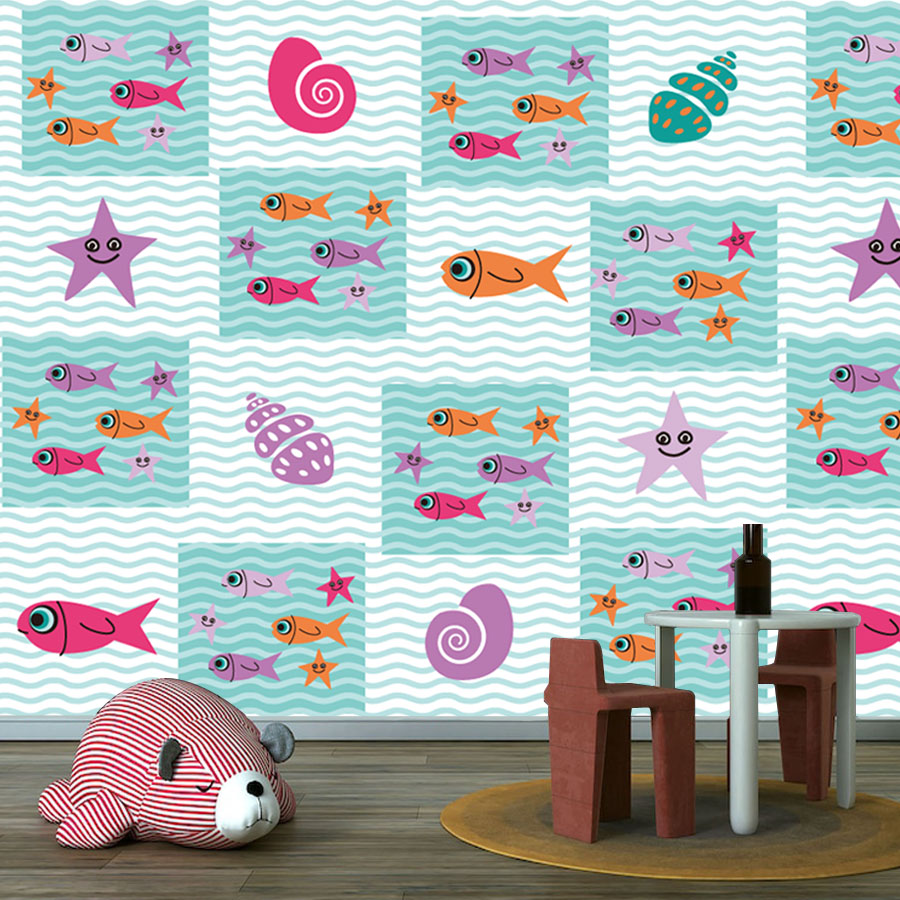 Cartoon-Fototapete zum Abziehe – Baby Nursery Peel And Stick Wallpaper Bewertung und Preis