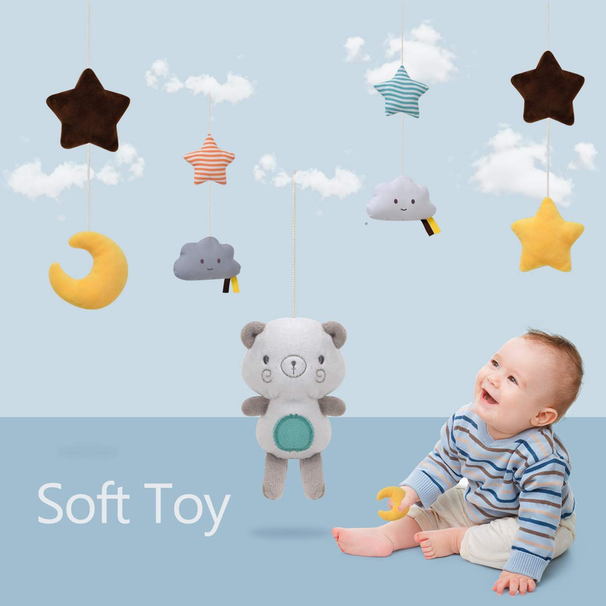 Babybett Mobiles Rasseln Musik – Crib Mobile Musical Bewertung und Preis
