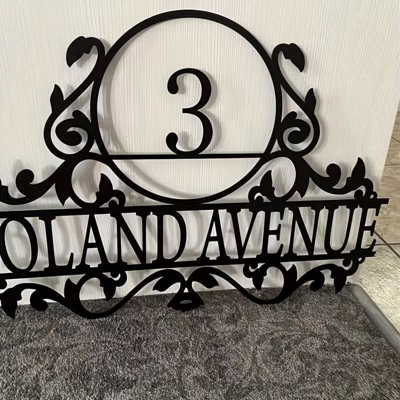 Individuelles Hausnummern- und – Baby Nursery Name Sign Bewertung und Preis