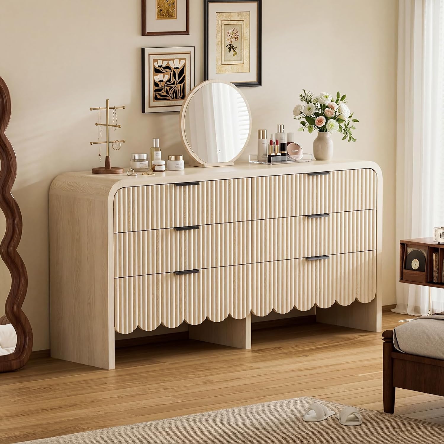 Holzkommode mit 6 Schubladen,  – Baby Nursery Handles Bewertung und Preis