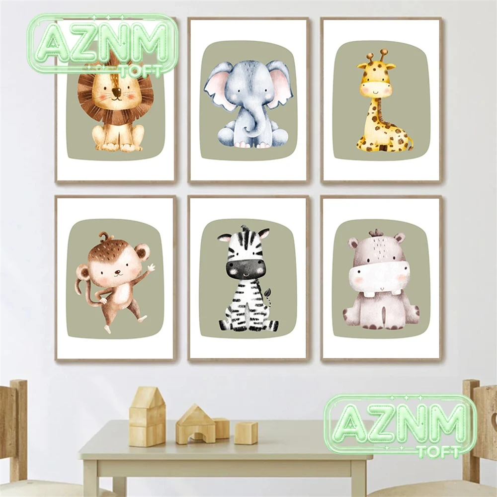 Niedlicher Affe, Zebra, Giraff – Baby Zebra Nursery Bewertung und Preis