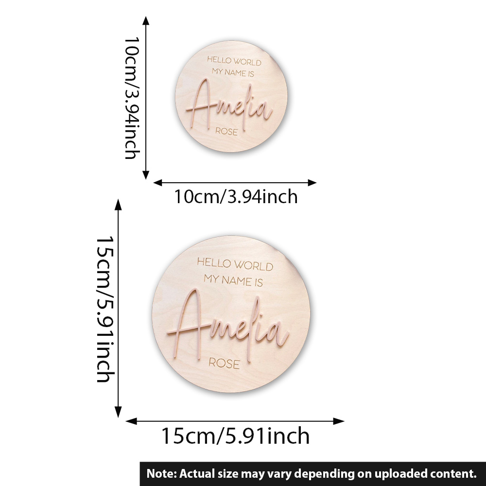 Personalisiertes Namensschild  – Baby Nursery Name Sign Bewertung und Preis