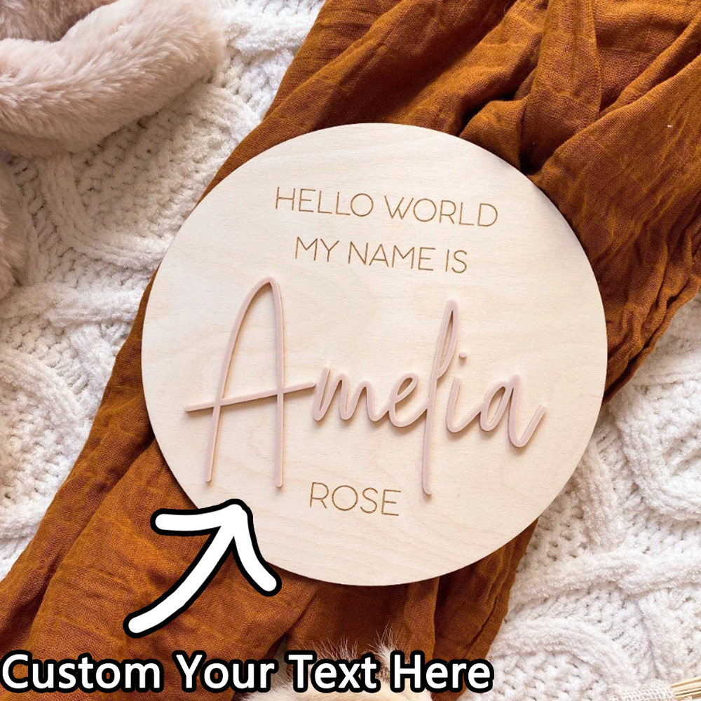 Personalisiertes Namensschild  – Baby Nursery Name Sign Bewertung und Preis