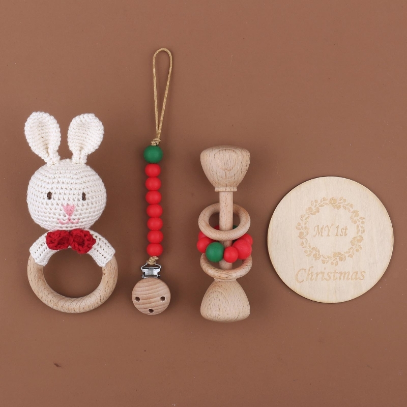 1 Set Häkeln Hase Baby Rassel  – Crib Mobile Musical Bewertung und Preis