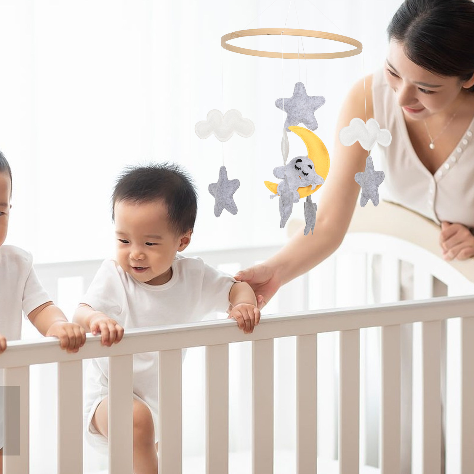 Filz-Tier-Mobile für Babybett, – Baby Nursery Mobile Bewertung und Preis