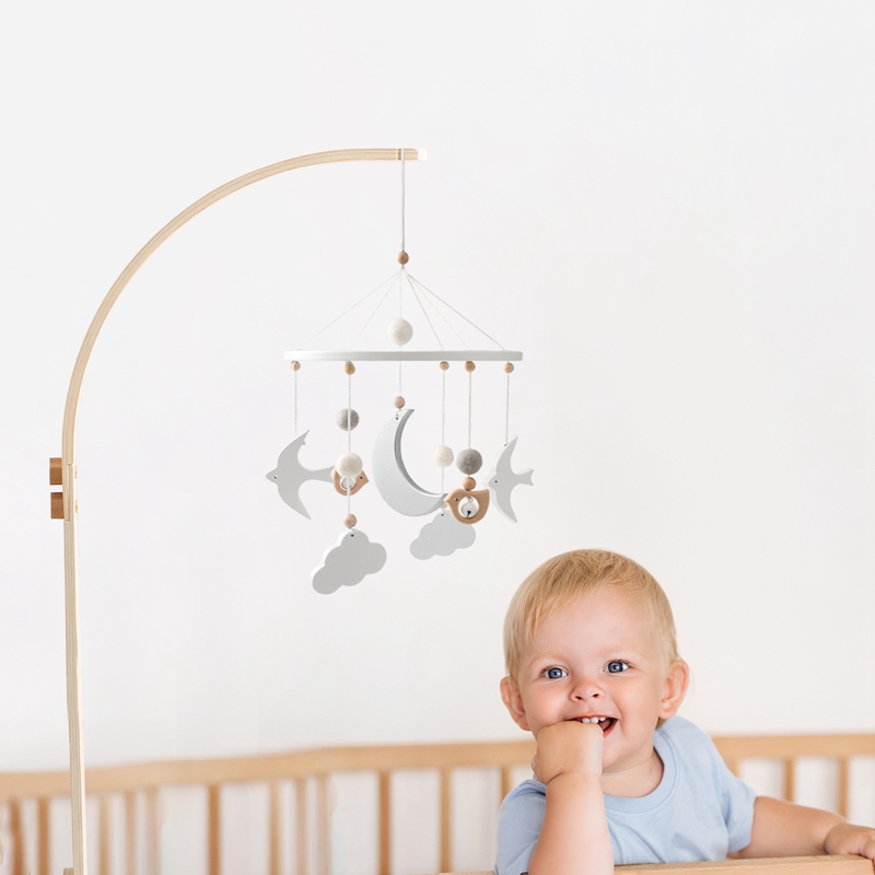 Baby Holz Bett Glocke Halterun – Crib Mobile Musical Bewertung und Preis
