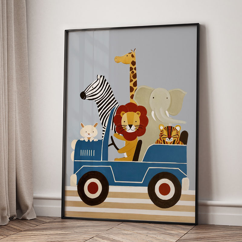 Lustige Cartoon-Tier Auto Ball – Baby Nursery Needs Bewertung und Preis
