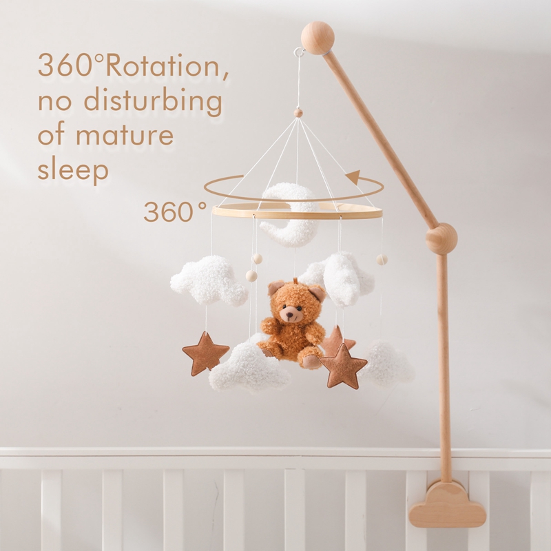Holz-Babybett-Mobile, Babybett – Crib Mobile Musical Bewertung und Preis