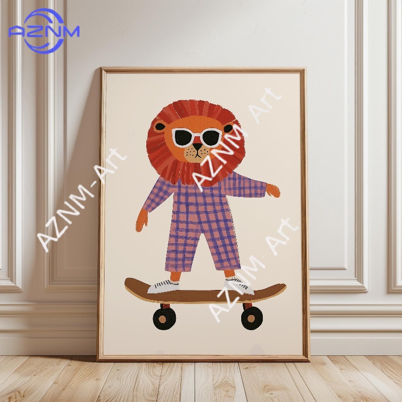 1 Stück Lustiges Tier-Skateboa – Baby Nursery Needs Bewertung und Preis