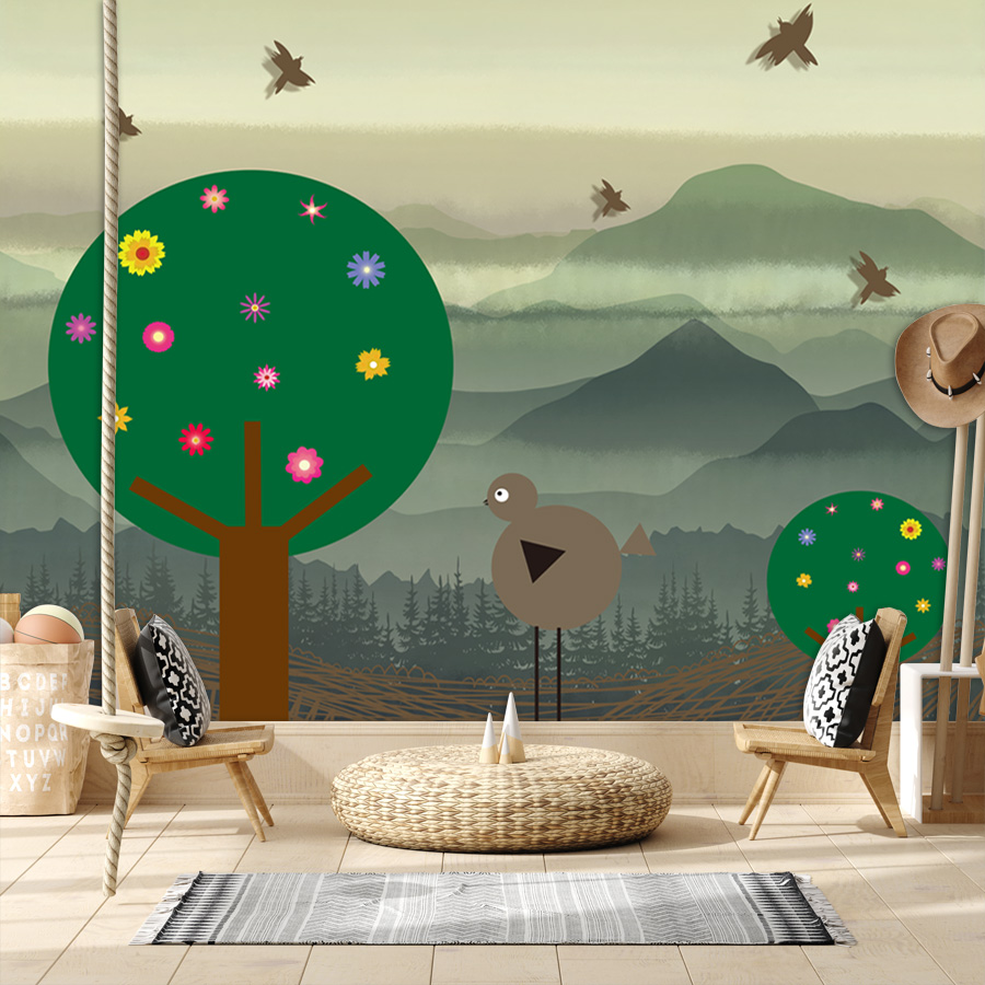 Cartoon Custom Einfach anzuwen – Baby Nursery Peel And Stick Wallpaper Bewertung und Preis