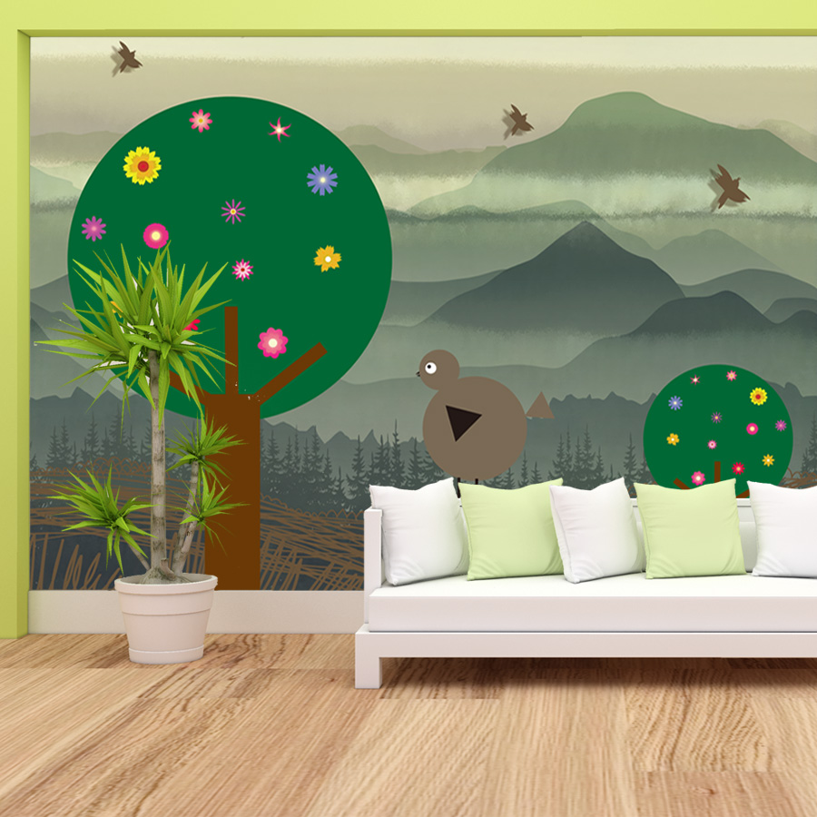 Cartoon Custom Einfach anzuwen – Baby Nursery Peel And Stick Wallpaper Bewertung und Preis