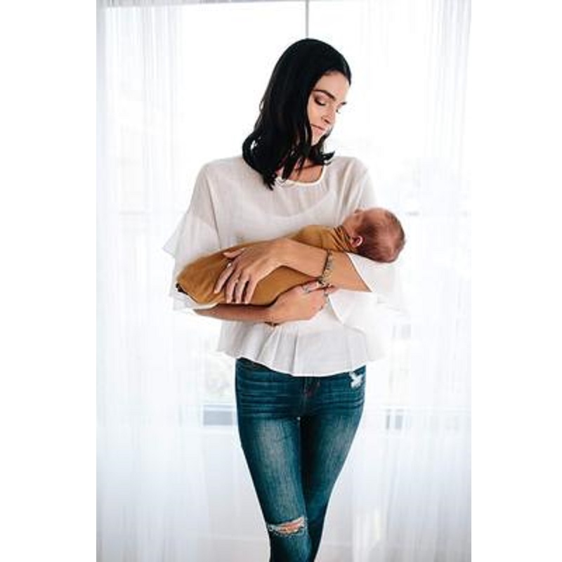 Reine schwarze Farbe Baby Wrap – Swaddle Blanket Muslin Bewertung und Preis