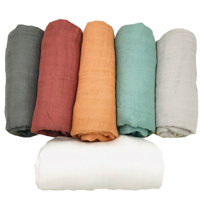 Reine schwarze Farbe Baby Wrap – Swaddle Blanket Muslin Bewertung und Preis